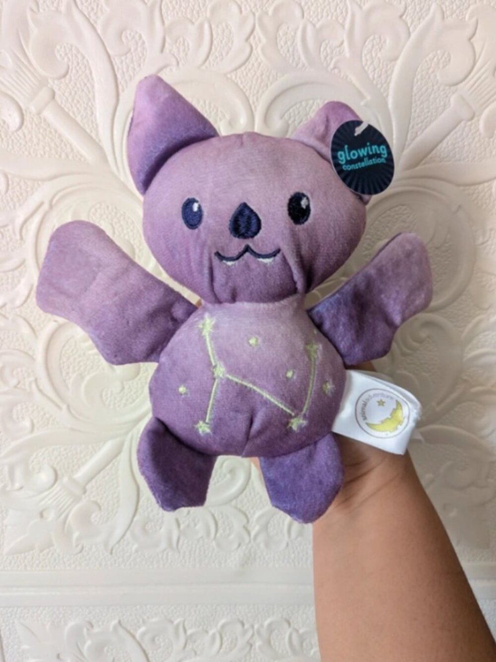 Stargazers Glow-In-The-Dark Scorpius Constellation Bat Plush 7" Goth Collectible
